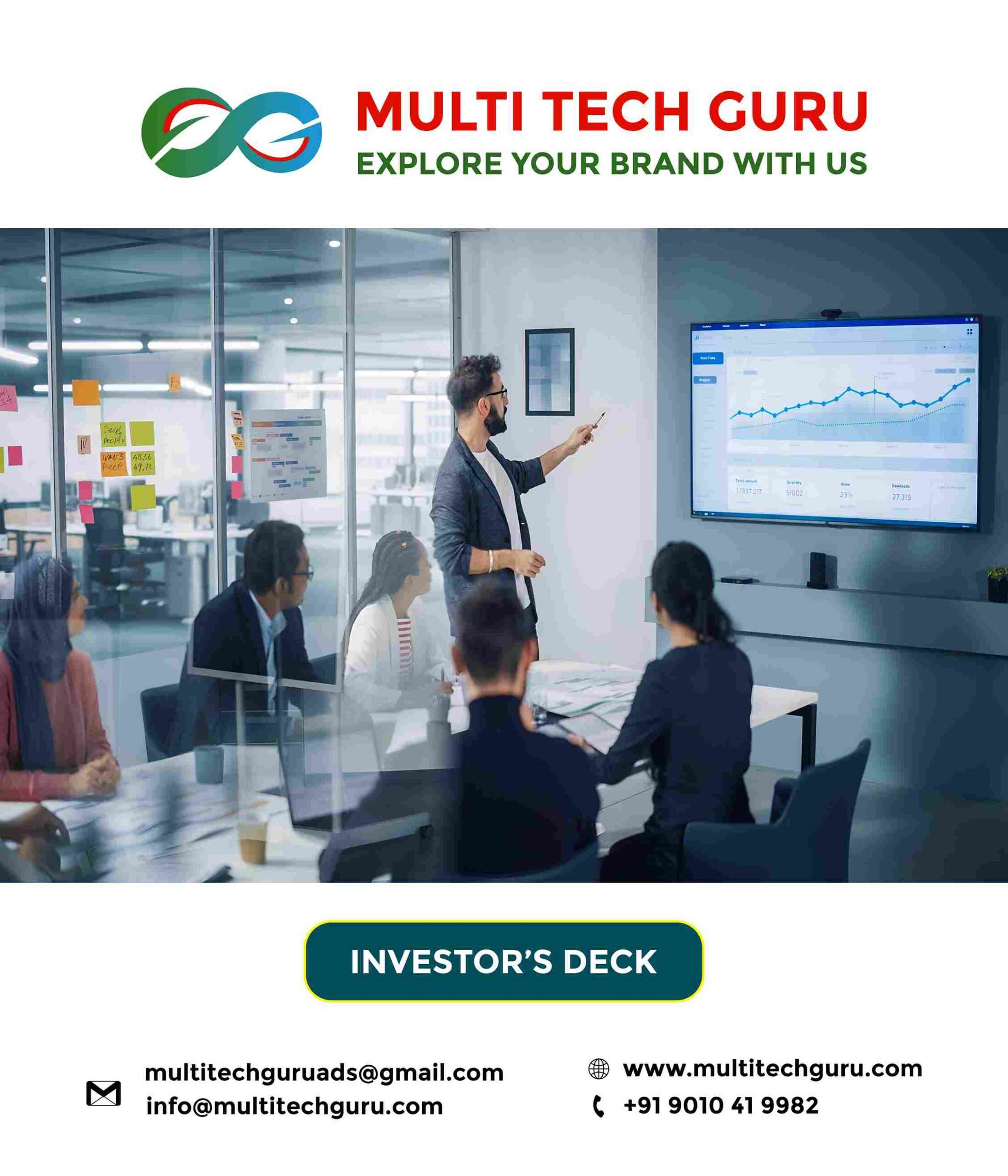 INVESTOR’S DECK-AD CREATIONS- PRODUCTION-EDITING-BRANDING-MARKETING-ADVERISING-9010419982-MULTITECHGURU.COM-VIDEO ADS-FILM PRODUCTION