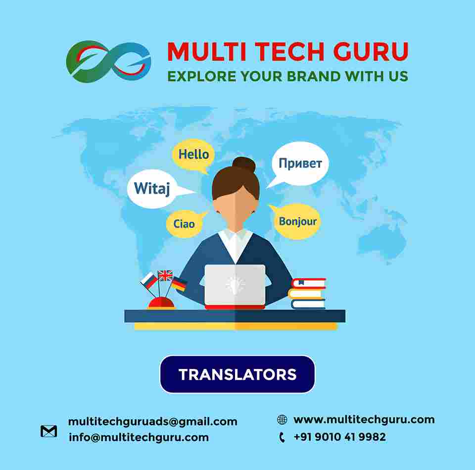 TRANSLATORS- Branding - advertising-Digital marketing ads-Multitechguru.com-9010419982-Digita media advertising - Print Media Services