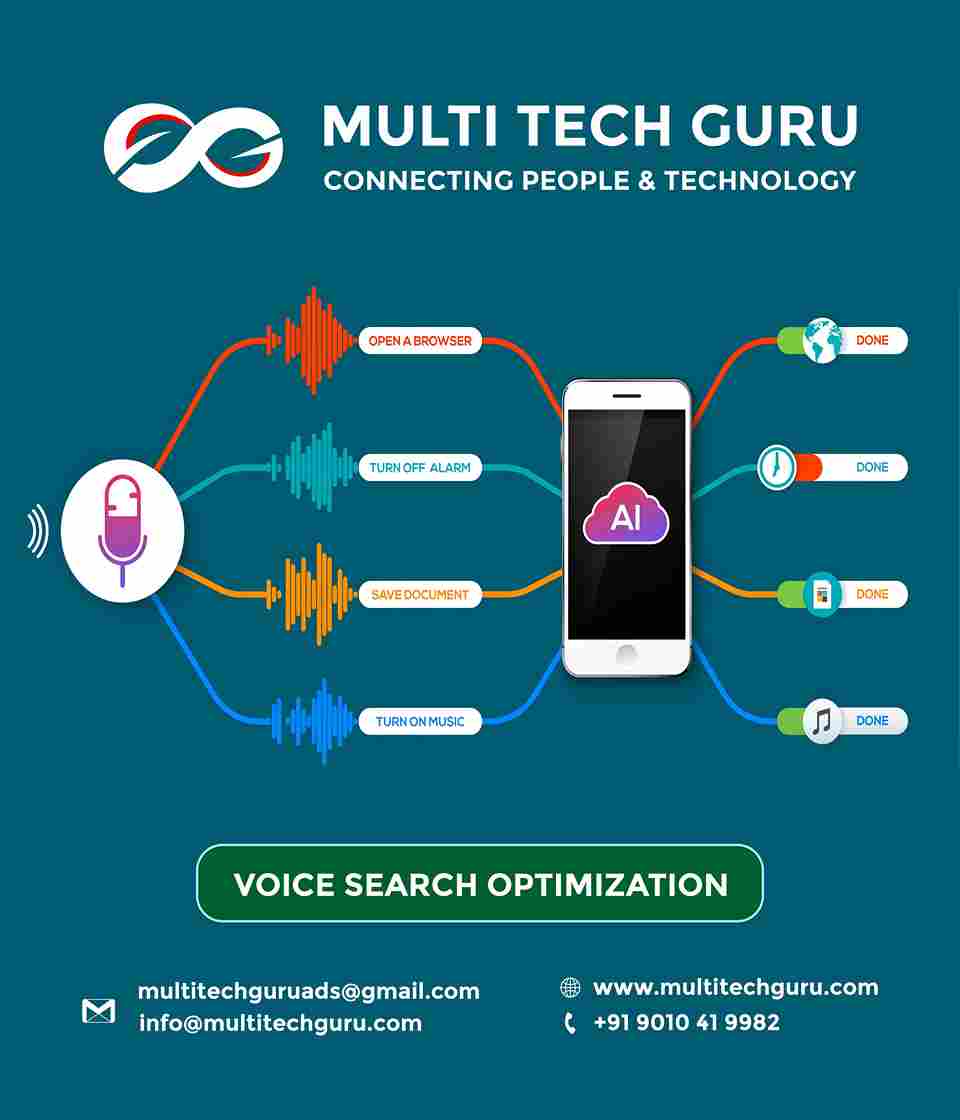 VOICE SEARCH OPTIMIZATION- Branding - advertising-Digital marketing ads-Multitechguru.com-9010419982-Digita media advertising - Print Media Services