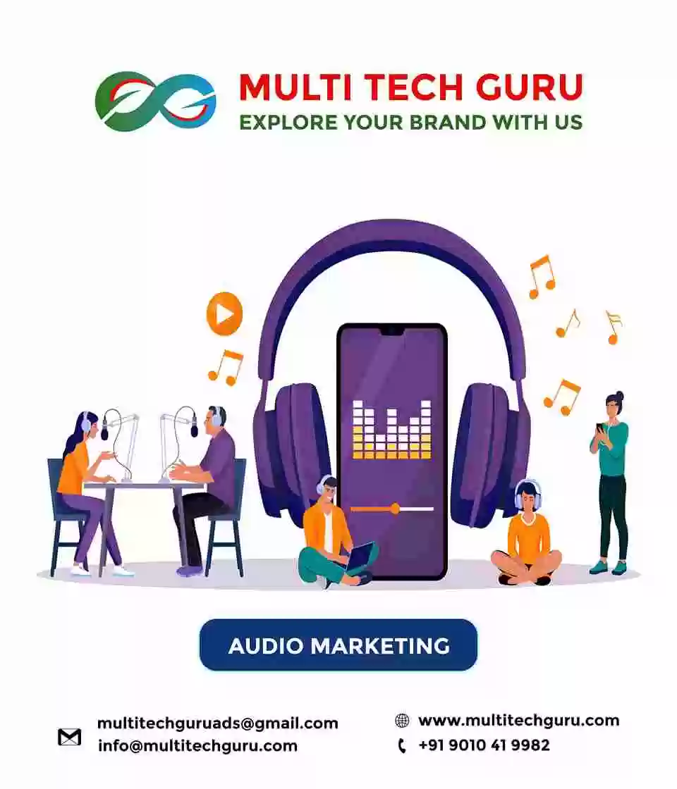 AUDIO MARKETING- Branding - advertising-Digital marketing ads-Multitechguru.com-9010419982-Digita media advertising - Print Media Services