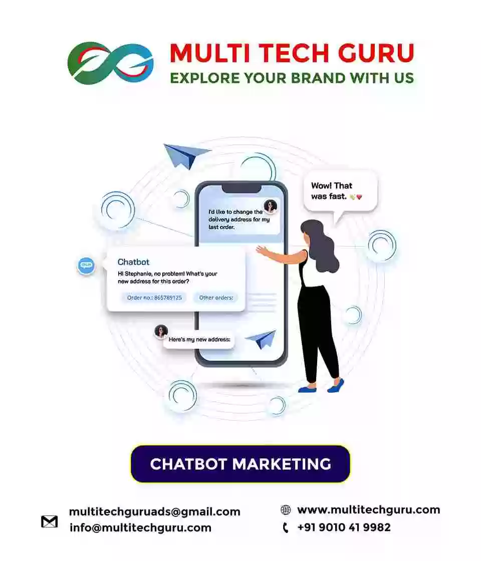 CHATBOT MARKETING- Branding - advertising-Digital marketing ads-Multitechguru.com-9010419982-Digita media advertising - Print Media Services