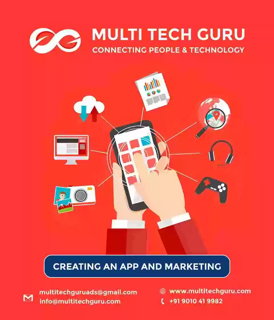 CREATING AN APP AND MARKETING- Branding - advertising-Digital marketing ads-Multitechguru.com-9010419982-Digita media advertising - Print Media Services