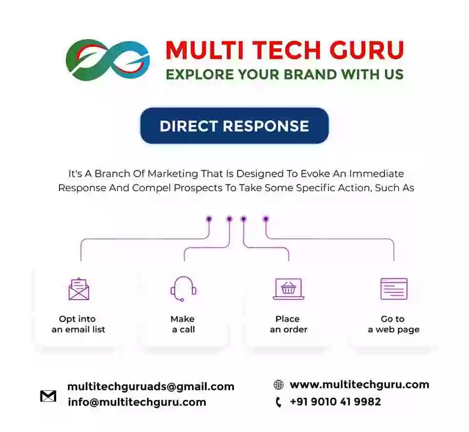 DIRECT RESPONSE- Branding - advertising-Digital marketing ads-Multitechguru.com-9010419982-Digita media advertising - Print Media Services