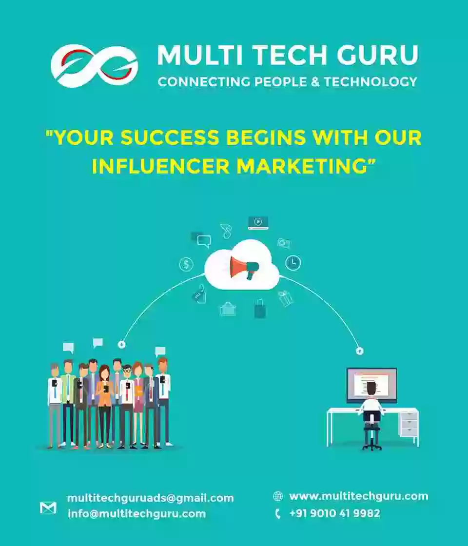 INFLUENCER MARKETING- Branding - advertising-Digital marketing ads-Multitechguru.com-9010419982-Digita media advertising - Print Media Services