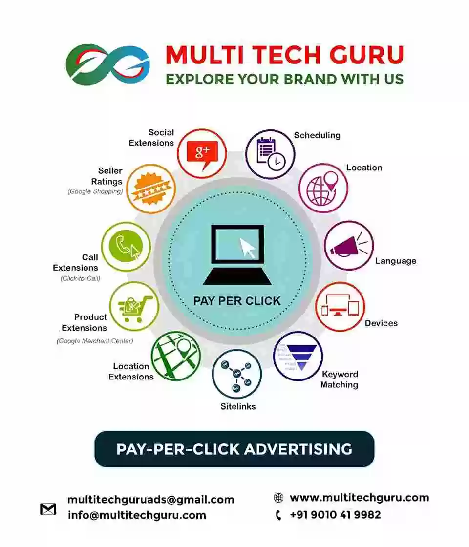 PAY-PER-CLICK (PPC) ADVERTISING- Branding - advertising-Digital marketing ads-Multitechguru.com-9010419982-Digita media advertising - Print Media Services