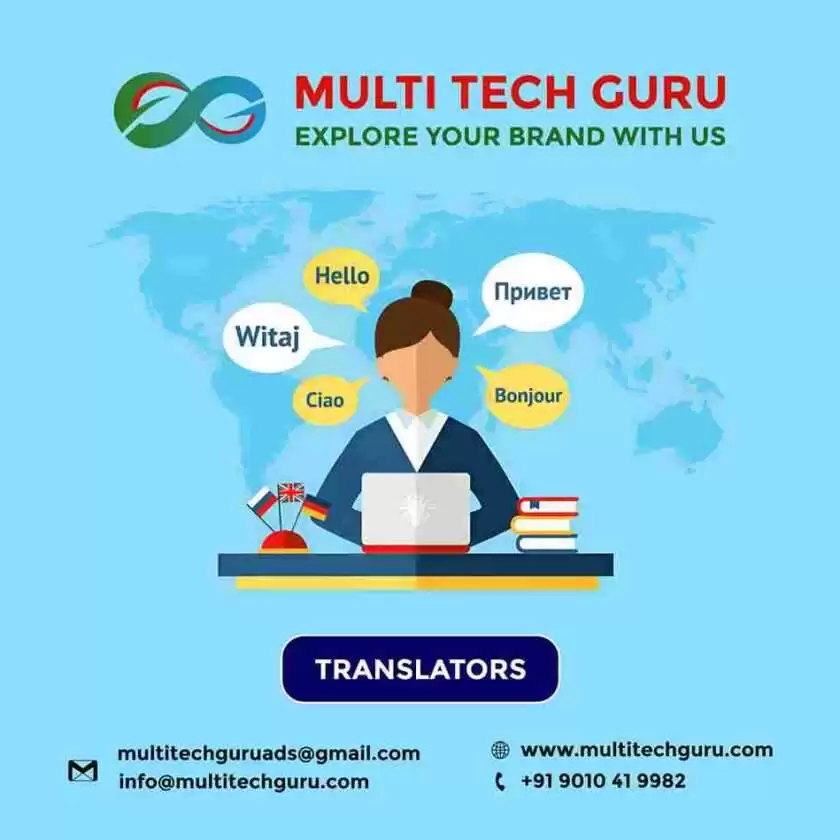 TRANSLATORS- Branding - advertising-Digital marketing ads-Multitechguru.com-9010419982-Digita media advertising - Print Media Services